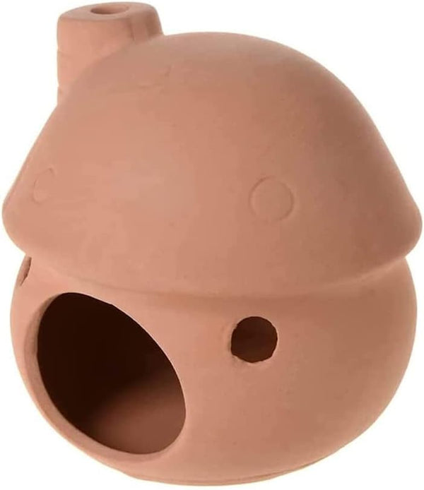 YXQ Aquarium Decorations, Ceramic Mushroom House for Fish Tank, Natural Hiding Place for Shrimp/Goldfish