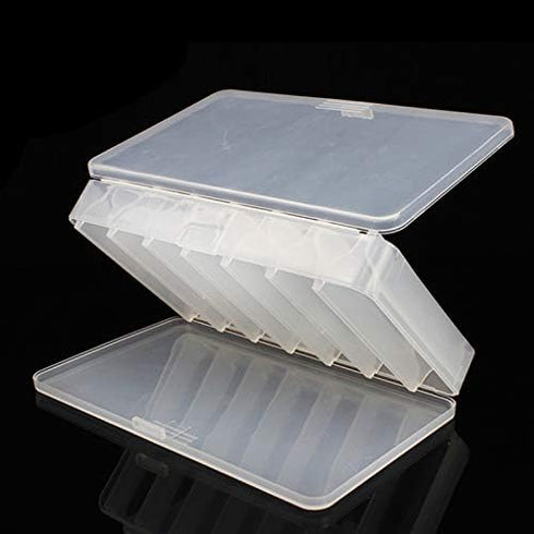 OriGlam Fishing Lure Box Tackle Storage Trays, Double Side 14 Compartments, Waterproof Accessory Box