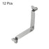 HARFINGTON 12pcs Double Button Kayak Paddle Snap Spring Clip, 42x8mm V-Shaped Locking Tube Clips