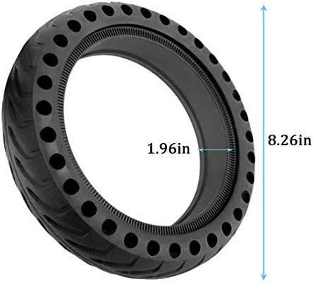 Solid Tires for Xiaomi m365 Electric Scooter Mijia M365, Gotrax GXL V2, 8.5 Inches Honeycomb Replacement Tires (2 Piece)