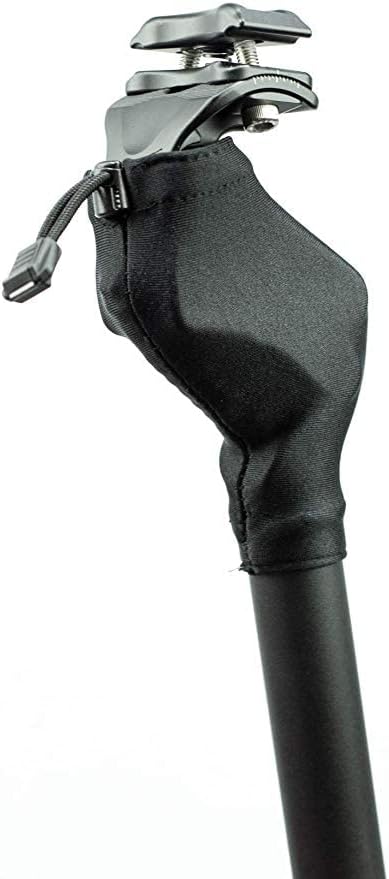 KINEKT Protective Wrap for Bike Suspension Seatpost, Abrasion Resistance Cycling Accessories, Black