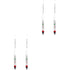 balacoo 4 pcs Aquarium Glass Hydrometer with Thermometer, Float Hydrometer for Fish Tank