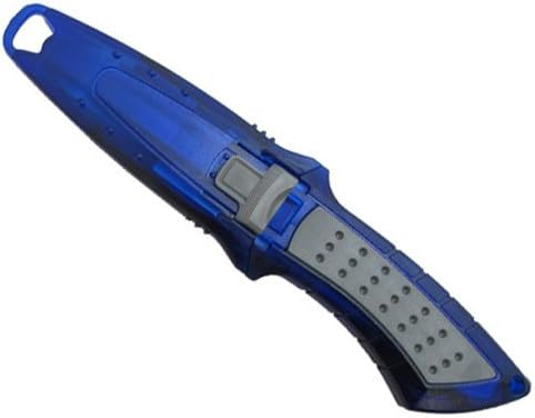 Scuba Choice Diving Low Volume Stainless Steel Blunt Tip BCD Knife - Blue