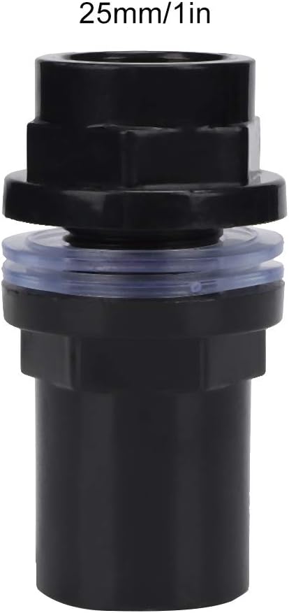 GLOGLOW 5Pcs/Set Aquarium Tubes Connectors, PVC Hose Adapter for Fish Tank Water Pipe Joint (25mm) Air Pump Accessories