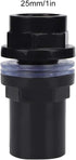 GLOGLOW 5Pcs/Set Aquarium Tubes Connectors, PVC Hose Adapter for Fish Tank Water Pipe Joint (25mm) Air Pump Accessories