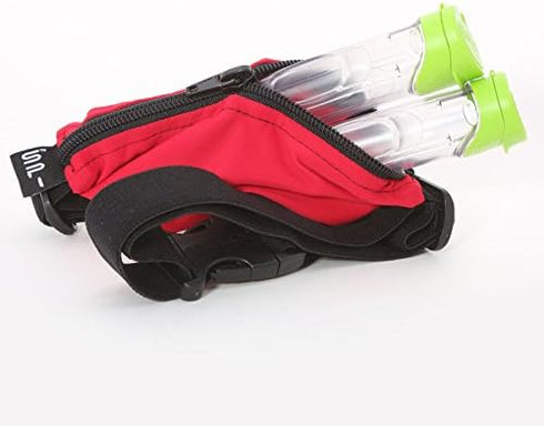 SPIbelt Kids Pocket Belt, Expandable Pocket, Adjustable Waist, No Bounce, Stars & Stripes with Red Zipper