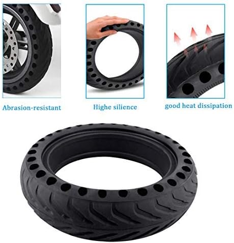 Solid Tires for Xiaomi m365 Electric Scooter Mijia M365, Gotrax GXL V2, 8.5 Inches Honeycomb Replacement Tires (2 Piece)