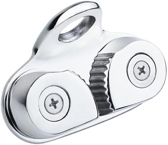 Ymiko 316 Stainless Steel Cam Cleat, Proof Rope Cleats for 3-15mm Ropes, Boat Hardware for Sailboat Kayak