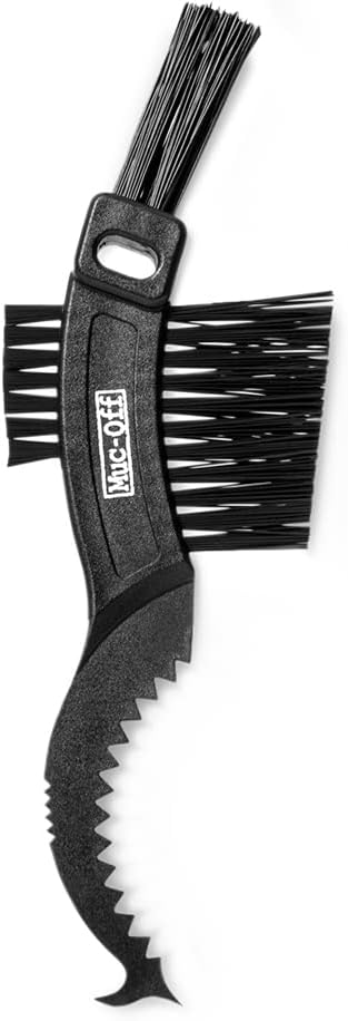 Muc-Off Claw Brush - Bike Cleaning Brush with Three Heads, Durable Nylon Bristles for Chains, Cassettes