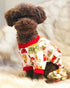 CuteBone Small Dogs Christmas Outfit - Soft Puppy Onesies Pjs Dog Pajamas & Comfy Jumpsuit for All Seasons P17M