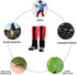 Luwint Waterproof Kids Leg Boot Gaiters, Protective Gear for Children Hiking, Hunting, Climbing (6-12 Yrs Old)