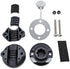 RAILBLAZA Kayak RailMount - For 19-25mm Round or Square Rails, Self-Adhesive Grip Tape, Black