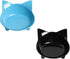 Skrtuan Non-Slip Cat Bowl, BPA Free Melamine, Easy to Clean Shallow Design for Cats