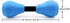 MSUIINT Water Dumbbells, 2 Pcs Aquatic Exercise Dumbbells Blue Foam Dumbbell Pool Fitness Water Aerobic Exercise Fitness Equipment Water Exercises Device for Weight Loss by MSUIINT