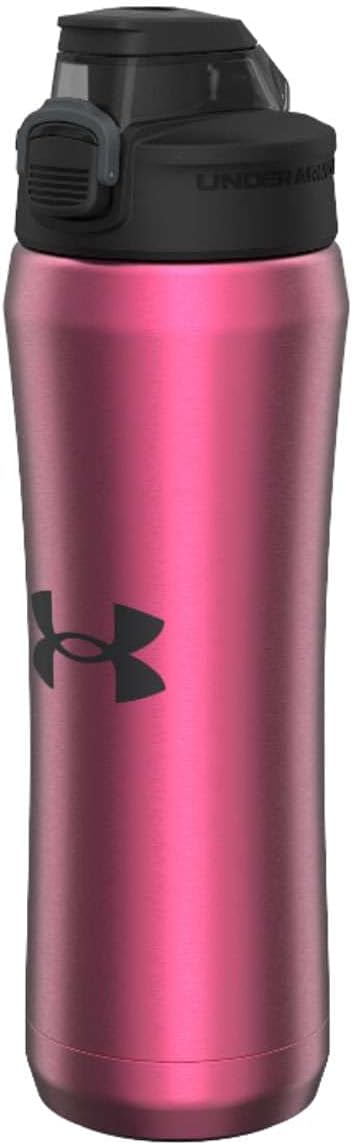 Under Armour 18oz Stainless Steel Water Bottle, Vacuum Insulated, Leak Proof, Self Draining Cap for Kids & Adults