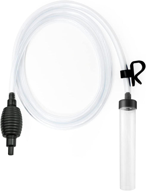 7ft Aquarium Siphon Vacuum Cleaner for Fish Tank Cleaning Gravel and Sand