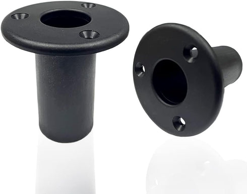 Folding Pontoon Ladders Insert Plugs - 1" Boat Yacht Hook with Extra Cup Mount Accessories, 2 Pcs