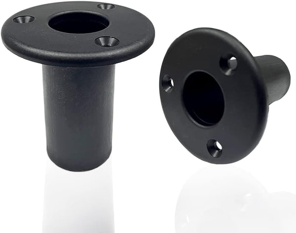 Folding Pontoon Ladders Insert Plugs - 1" Boat Yacht Hook with Extra Cup Mount Accessories, 2 Pcs