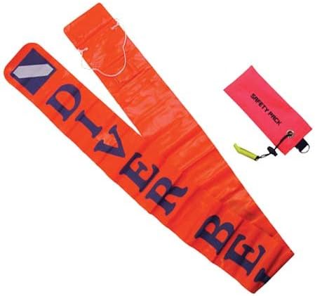 Promate Inflatable Safety Tube Sausage with Whistle
