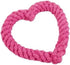 Pink Cute Dog/Cat Chew Toys, Heavy Duty Dental Rope Toy, Creative Love Heart Shaped Interactive Puppy Rope Toy