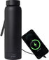 2.0 24oz 5700mAh TYLT Power Bottle Stainless Steel Wide Mouth Water Bottle Removable Magnetic Portable Power Bank