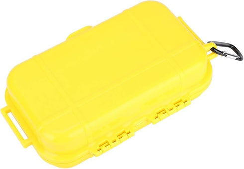 Plastic Waterproof Shockproof Box Outdoor Waterproof Airtight Survival Case Storage Case Floating Hard Shell Wet Dry Box Carry Box Container Marine Fishfinder Case 4 Colors(Yellow) Cajas Buceo Cr by VBESTLIFE