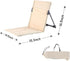 SwimmingPool Ultra-Light Folding Camping Chair with Backrest,Outdoors Relaxing Floor Seat for Beach Lawn Picnic Road