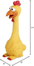 Tamu style Rubber Chicken Squeaky Dog Toys for Small, Medium, or Large Pet Breeds.