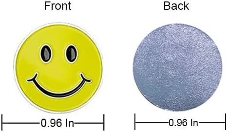 Golf Ball Markers Assorted Patterns - Value Pack of 12 Golf Gifts, Cap Clips and Divot Repair Tools for Golfers