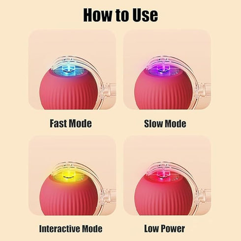 AUTRETY 2025 Toy,360 New Electric Dog Ball Smart Automatic Interactive Rolling Dog Ball, Smart Pet Toy Ball,Interactive