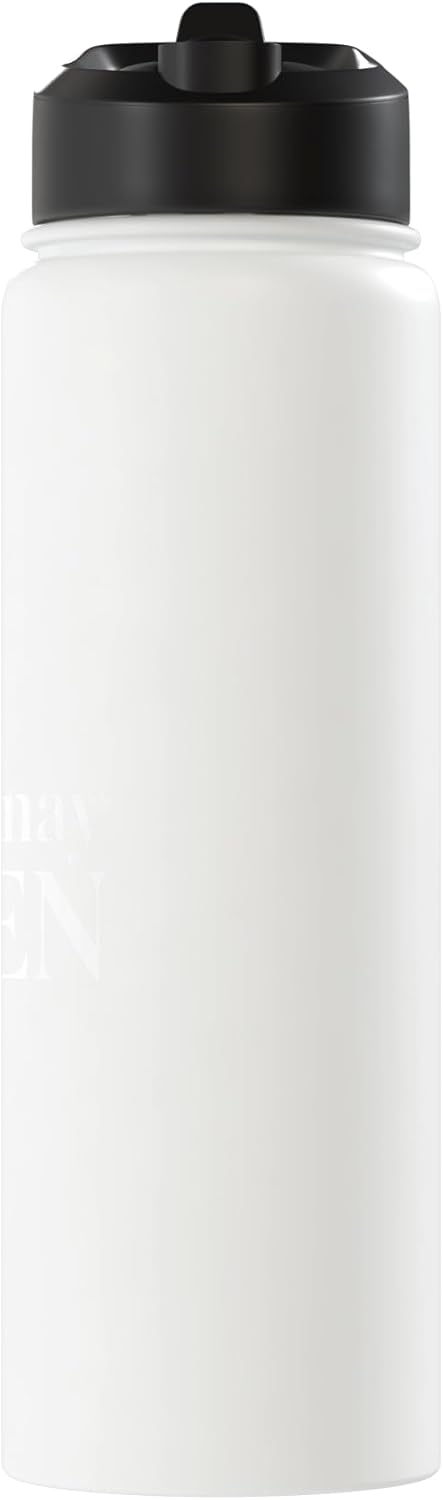 Wine Mood Royalty Vibes Chardonnay Queen Wine Elegant Drinker - Stainless Steel Insulated Water Bottle