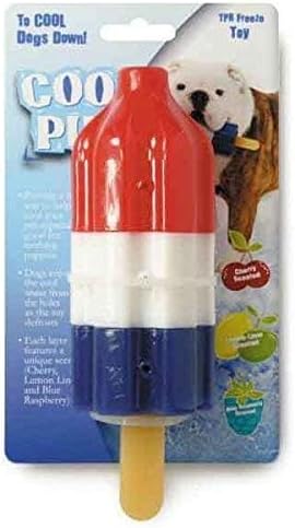 Dog Toy Rocket Pop Ice Cream - Popsicle Shaped Frozen Water Summer Toys, Mini