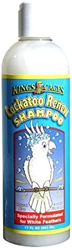King's Cages Cockatoo Renew Shampoo 17 oz with Aloe Vera and Coconut
