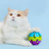 Colorful Interactive Dog Toys for Medium to Large Breed Dogs, Hollow Ball with Bell Inside for Relieving Boredom
