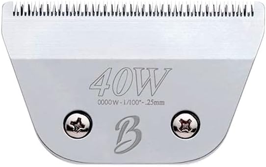 Detachable A Series Wide 40 Blade Dog Grooming Clipper Blade - 1/100" Cut Length, Japanese High Carbon Steel