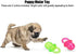 HEEPDD 2Pcs Dog Pacifier Chew Toys, Pet Puppy Molar Chewing Training Toys for Dogs and Cats (Red Green)