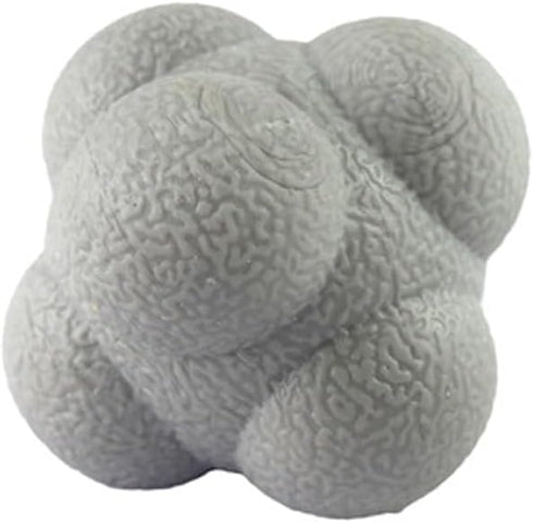 Reaction Ball, Reflex Ball for Hand Eye Coordination Training, 2.83 inch, Pack of 2 - Blue and Grey