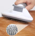 Self Cleaning Slicker Brush for Dogs, Cats, and Bunnies, Easy to Remove Loose Undercoat, Pet Massaging Tool