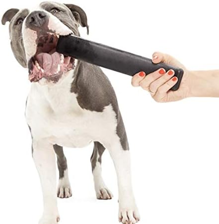 Barkbox Super Chewer Tough Dog Fetch Toy for Aggressive Chewers, Durable Rubber & Nylon for Small, Medium, & Large Dogs & Puppies, Throwbar