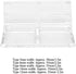 Pssopp Hffheer 20Pcs Aquarium Glass Cover Clip, Clear Acrylic Universal Lid Clips for Rimless Aquariums