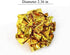 12 Packs (2.36 ISMARTEN Crinkle Balls Cat Toys for Indoor Cats, Lightweight Shiny Crinkle Paper Ball for Kitten (Random
