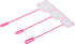 POPETPOP 3pcs Aquarium Fish Net, Fishing Nets for Fish Tank Lakes Ponds Saltwater (Pink 4/5/6 Inch)