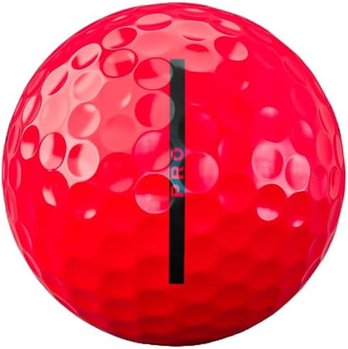 Vice Pro Golf Balls in Neon Red for Enhanced Performance