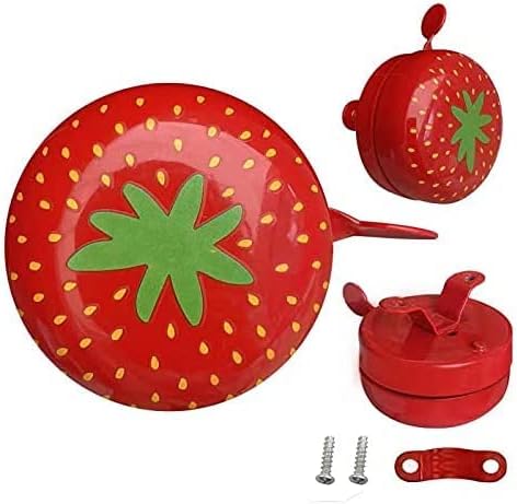 Fruits Bike Bell for Kids, Adjustable Size Bicycle Bell Accessories for Clear Sound Bike Horns