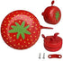 Fruits Bike Bell for Kids, Adjustable Size Bicycle Bell Accessories for Clear Sound Bike Horns