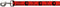 Dog Leash Che Red Black 6 Feet Long 1.5 Inch Wide
