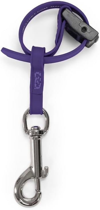 Jelly Pet Safety Dog Tether, Made in the USA, for Pet Grooming Table Arm Helper (Purple)