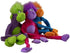 PetSport 2 Pack of Jungle Monkey Plush Dog Toys with Squeakers and Floppy Limbs, 14 Inch, Assorted Designs