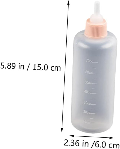 12pcs Yardwe Silicone Pet Pacifier Bottles for Newborn Puppies and Kittens Dog Cat Pet Feeding Supplies