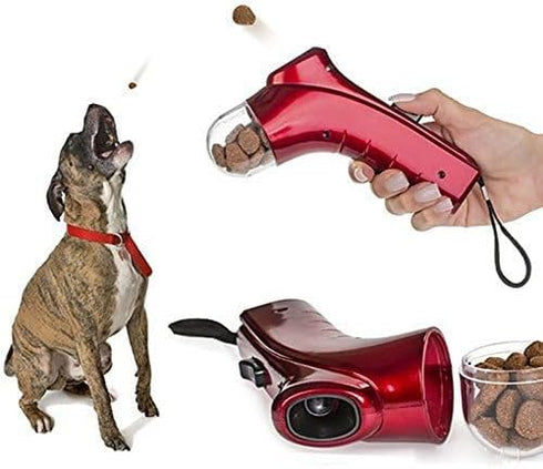 Coolrunner Pet Treat Launcher, Dog Food Catapult for Training, Auto Pets Food Thrower